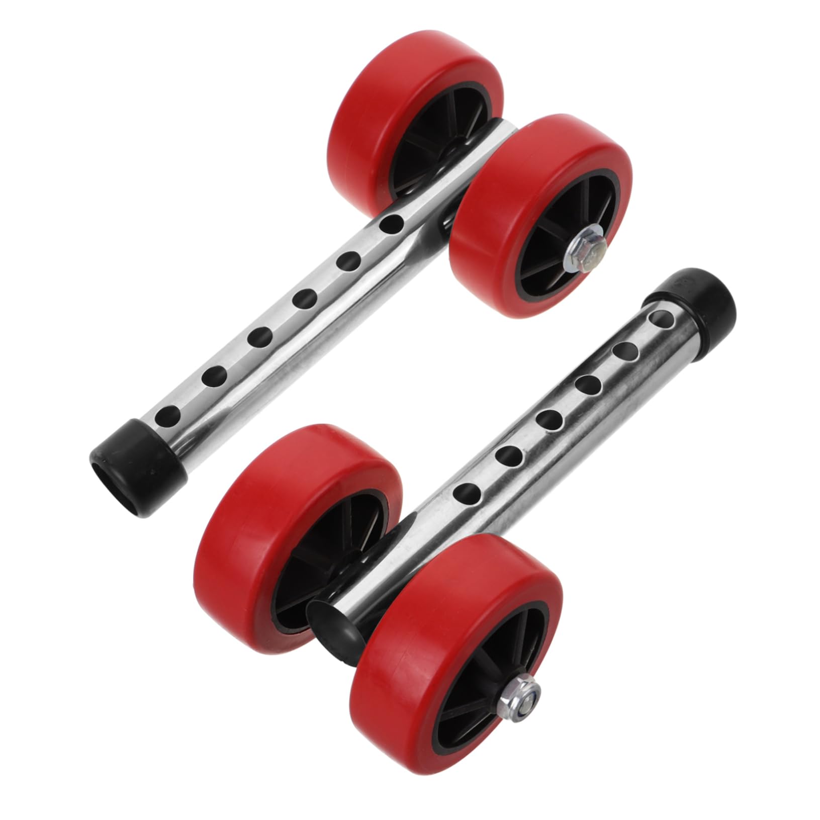 SHERCHPRY 2 Pares ruedas de andador rueda andador universal adulto sénior ruedas para andadores caminar andador suministros ruedas de repuesto para andador prácticas ruedas para andar caucho