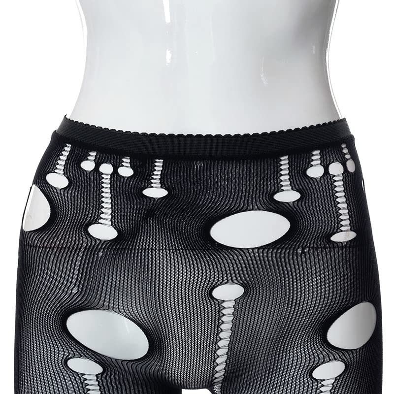 Image of Women's Sexy See Through Sheer Mesh Pants Leggings High Waist Casual Sweatpants Tights