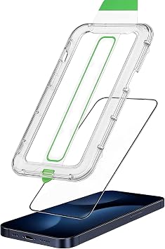 Coverzone iPhone 17 Pro Max İle Uyumlu Temperli Ekran Koruma Hızlı Kolay Uygulama Aparatlı Kıt Box Çizilmez 9H Glass Full Cover Magic Ekran Koruyucu