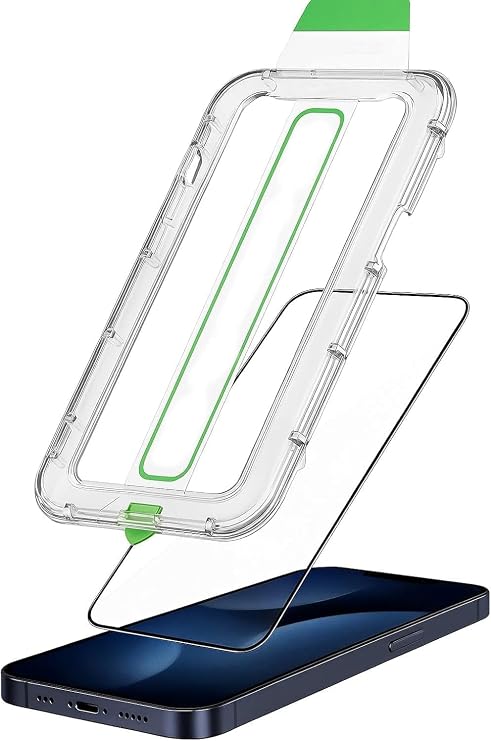 Coverzone iPhone 17 Pro Max İle Uyumlu Temperli Ekran Koruma Hızlı Kolay Uygulama Aparatlı Kıt Box Çizilmez 9H Glass Full Cover Magic Ekran Koruyucu