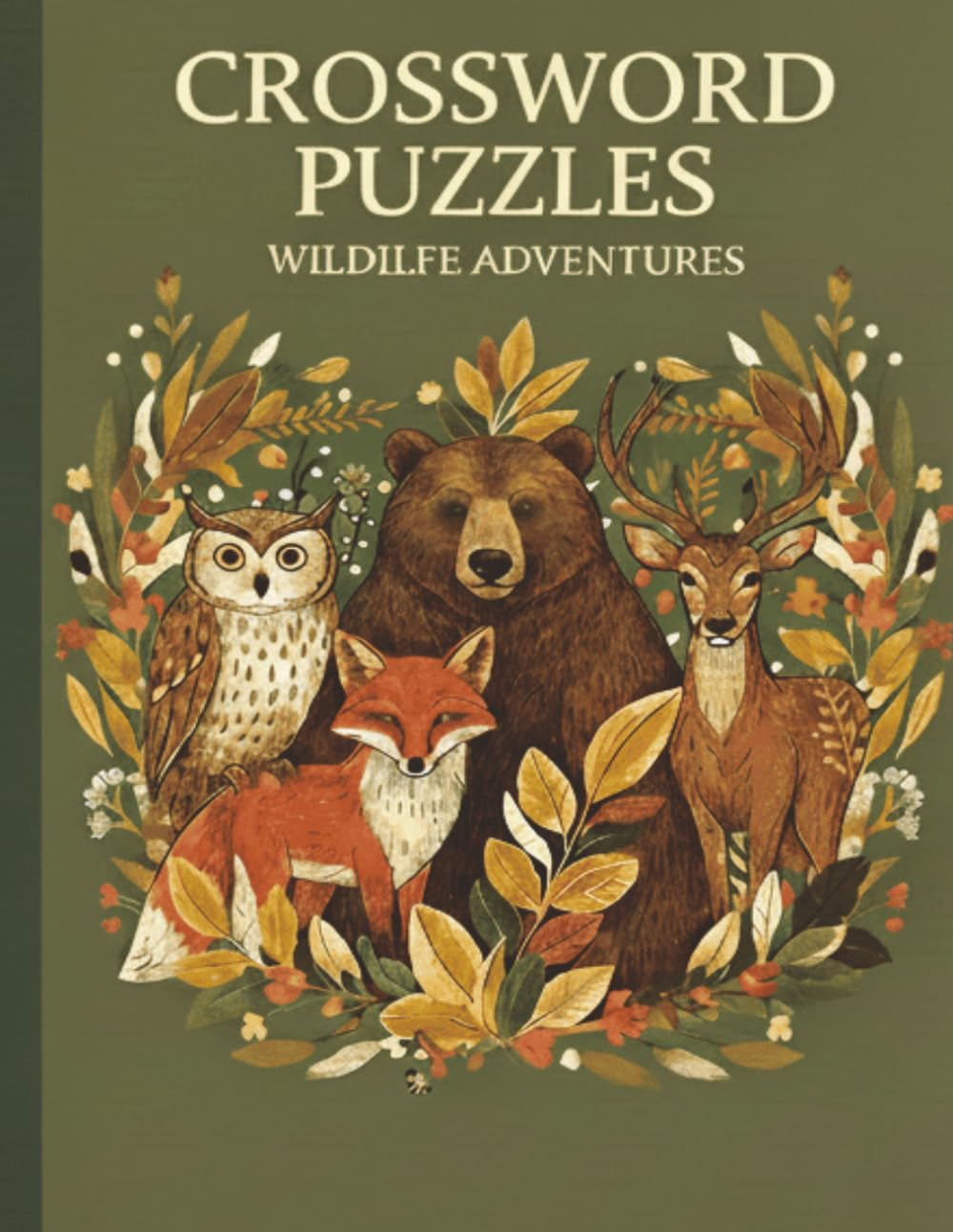 Large Print Crossword for Seniors: Wildlife: 60 Challenging Crossword Puzzles Featuring Exotic Animals and Natural Habitats