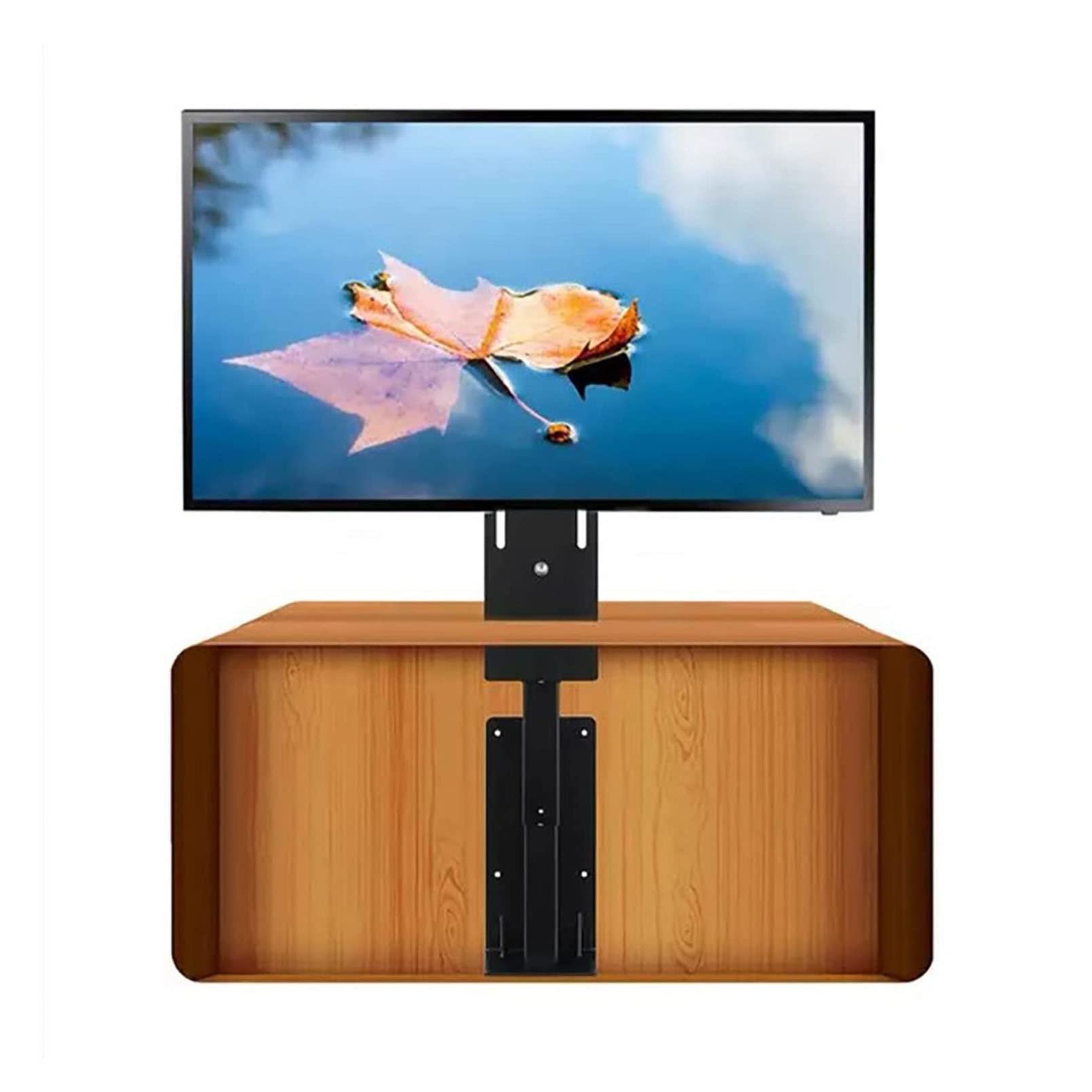Soporte de TV Oculto - Mecanismo de elevación de TV eléctrico con Control Remoto, Soporte de TV motorizado Ajustable, Material de Acero Laminado en frío (Size : 57-120cm)