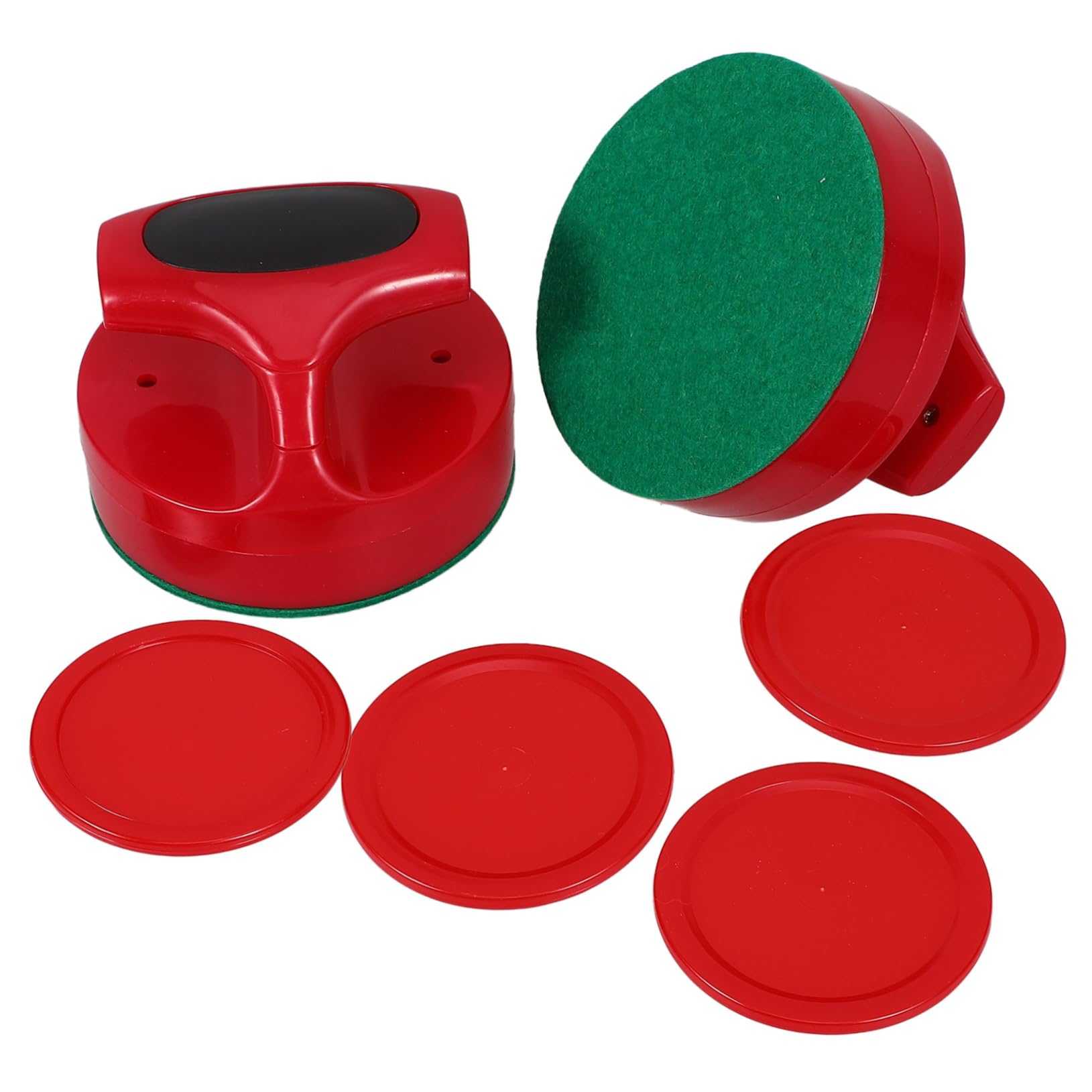 4 Ensembles Accessoires de Jeu de Société Hockey sur Table Patins et Rouges pour Plaisir Famille