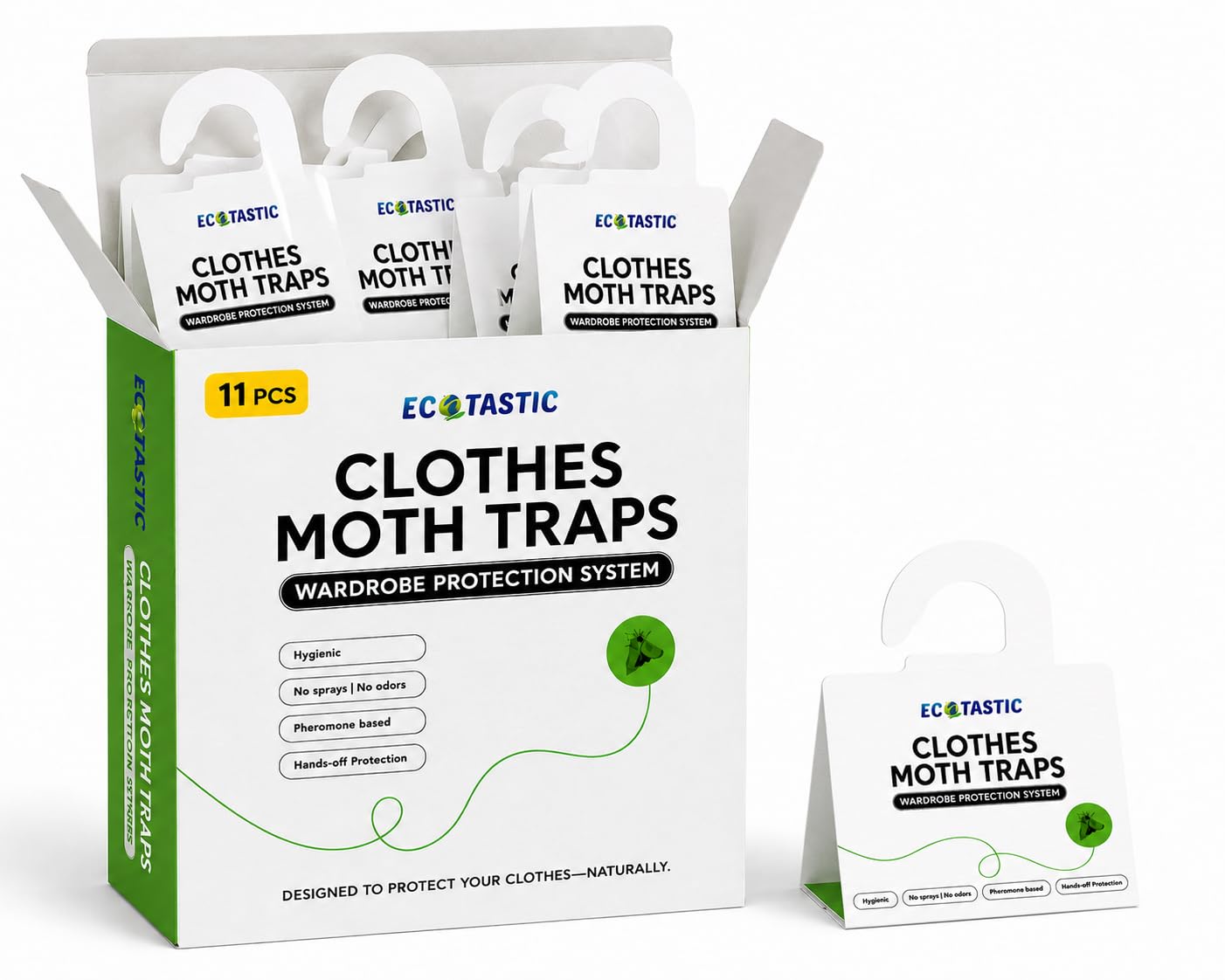 Amazon.com : Clothes Moth Traps – 11 Pack | Extra Strength