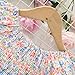 DOCOLL Toddler Summer Dresses Summer Fall Cute Fashion Clothes Puff Sleeve Flowy Sun Dress Full Flower 2-3 Years