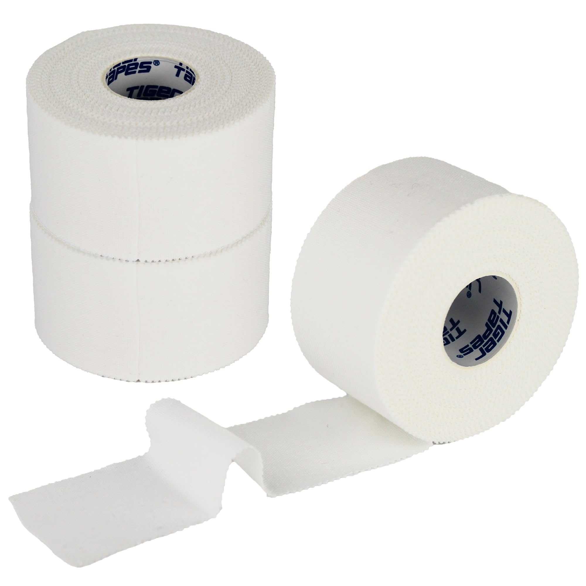 Zinc Oxide Tape - 3 Rolls - 3.8cm x 13.7m | White Sports Strapping Tape | Ankle Stability, Wrist Protection and Blister Prevention | Rugby, Football, Climbing and Boxing Athletic Tape