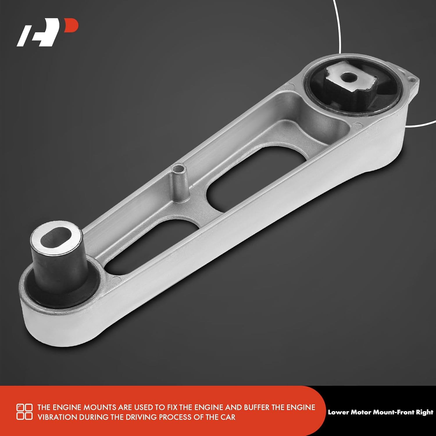 A-Premium 2PCS Front Right Upper and Lower Motor Mount Set Compatible with Chrysler PT Cruiser 2001-2010, Neon 2000-2002 & Dodge Plymouth, L4 2.0L 2.4L