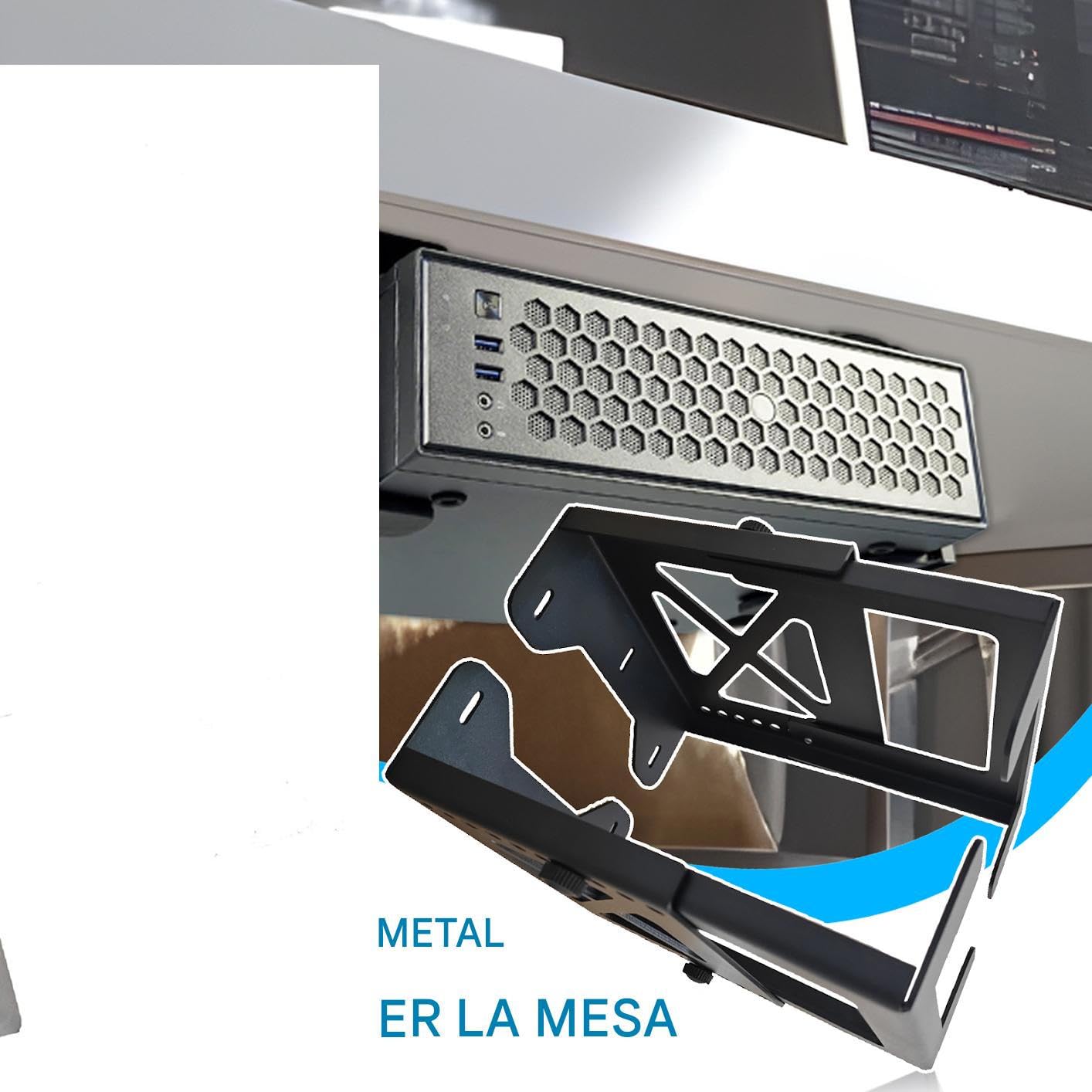 Supporto per Torre del Computer Porta Case per Computer | Supporto In Metallo Con Larghezza Regolabile Per PC per Studente Console da Camera da e Studio