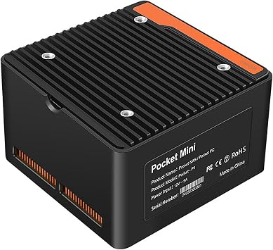 4x NVMe Mini NAS Server, 4x NAS i3-N305 Pocket PC with Dual i226-V 2.5GbE LAN, Dual HDMI 2.0, USB3.2 Gen2, Supports BT5.4/WiFi6/WiFi7 (i3-N305, No RAM without SSD)
