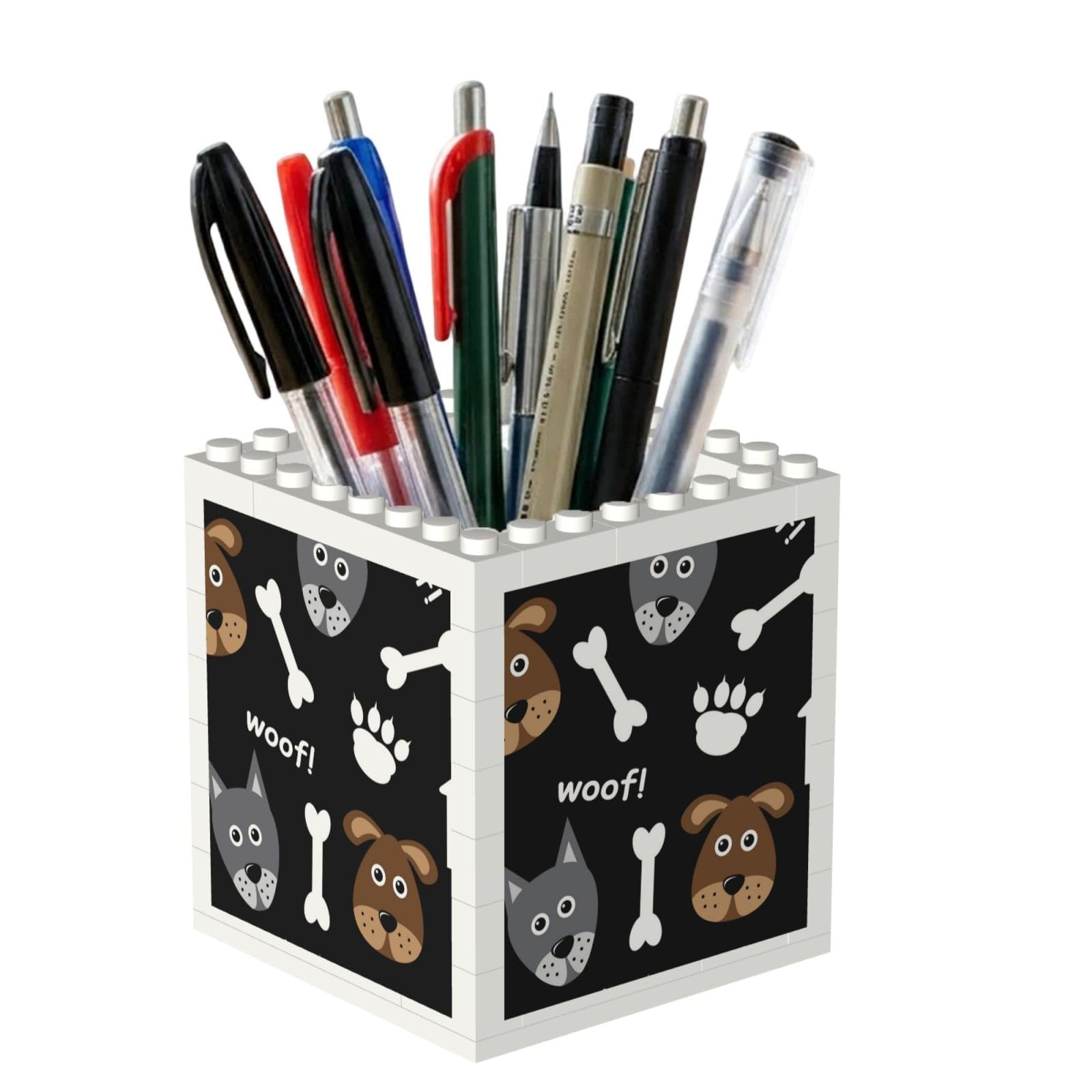 Poadnly Dog Paw, Pen Pot Pencil Holder for Office Home School, Compact Desk Organiser for Office Stationery