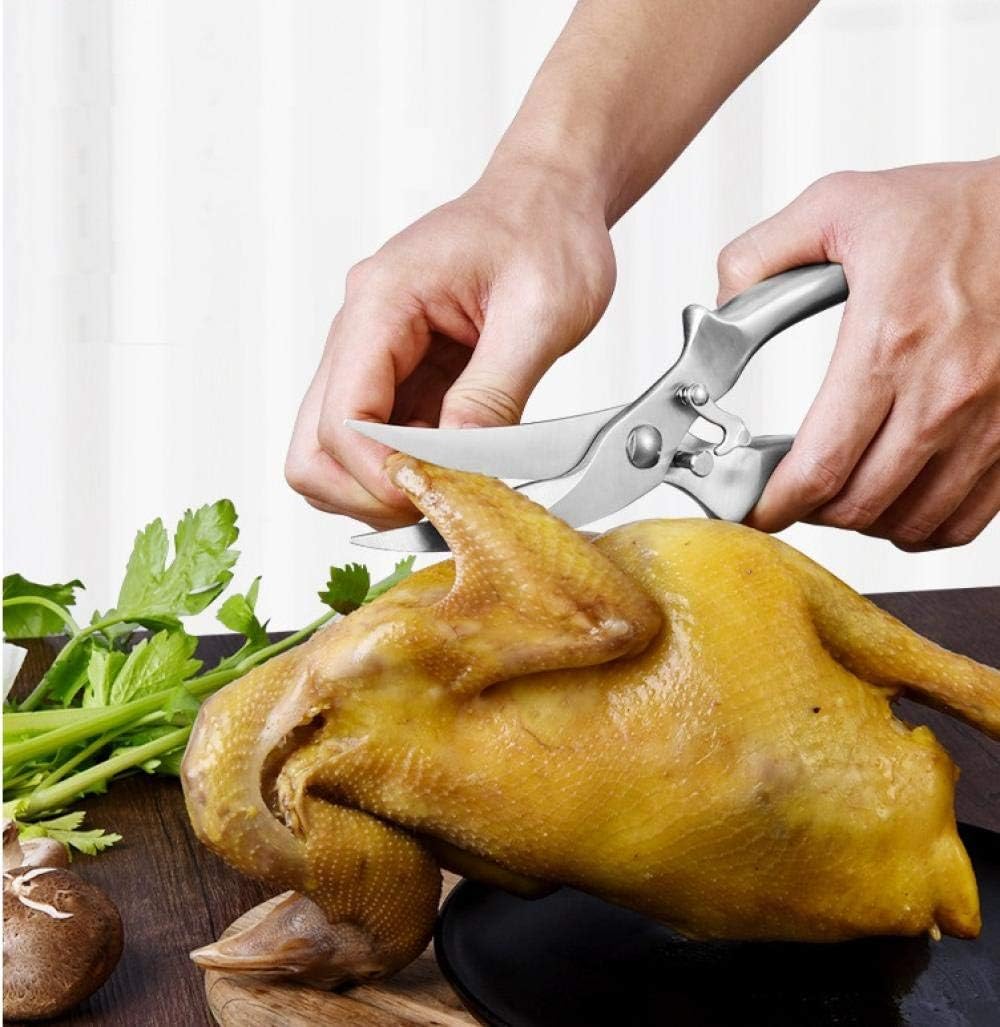 Kitchen Scissors Multipurpose Stainless Steel Poultry Shears with Comfortable Grips for Vegetables Fish Meat and Herbs(1)