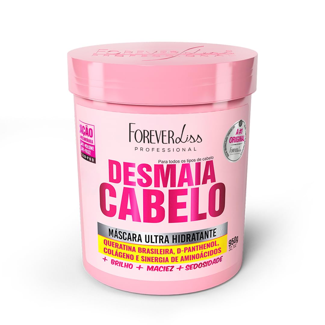 Forever Liss Desmaia Cabelo Ultra Idratante Maschera per Capelli 950g
