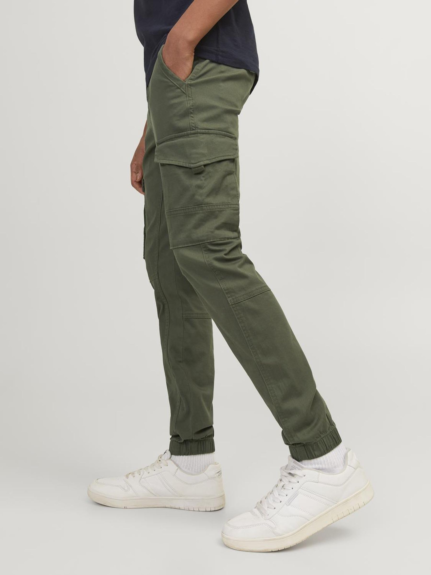 Jack & Jones - Jjipaul Jjflake AKM 542 Asphalt Noos Jr, Cargo Bambini e Ragazzi