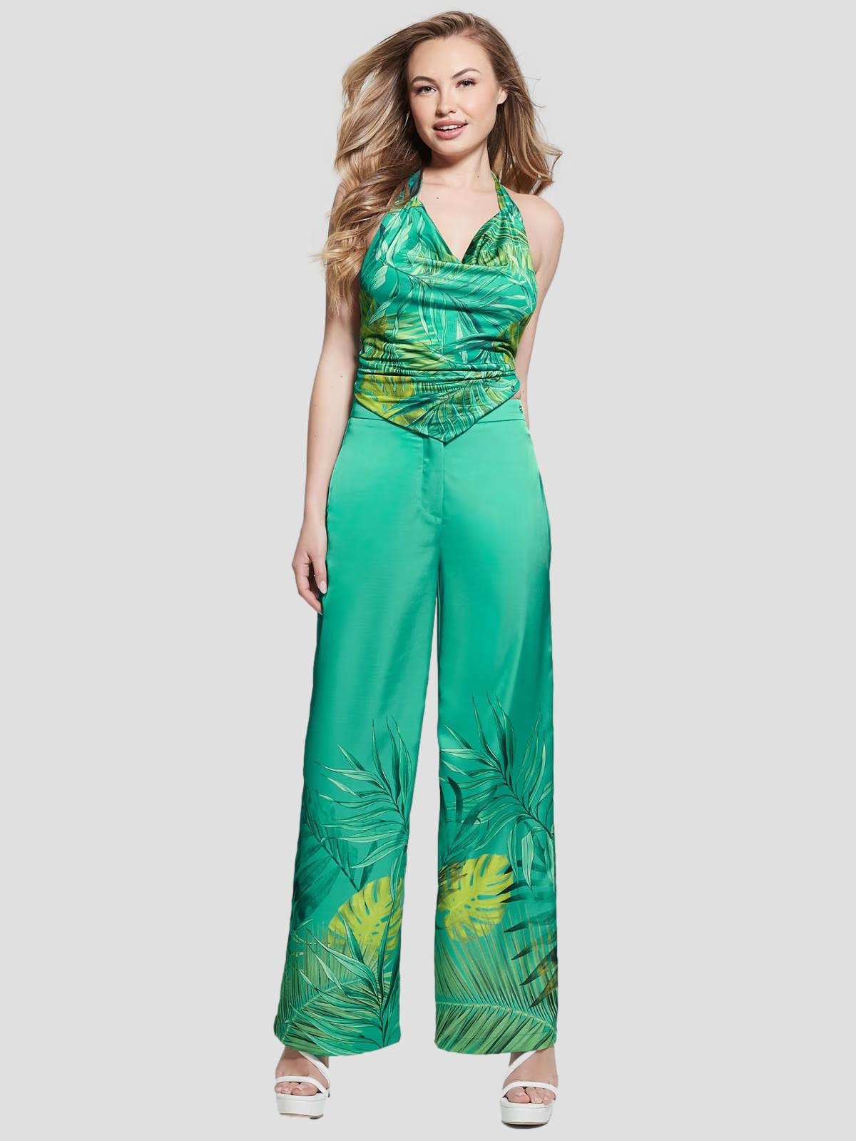 Guess Pantalones Anchos de Mujer Brisilda