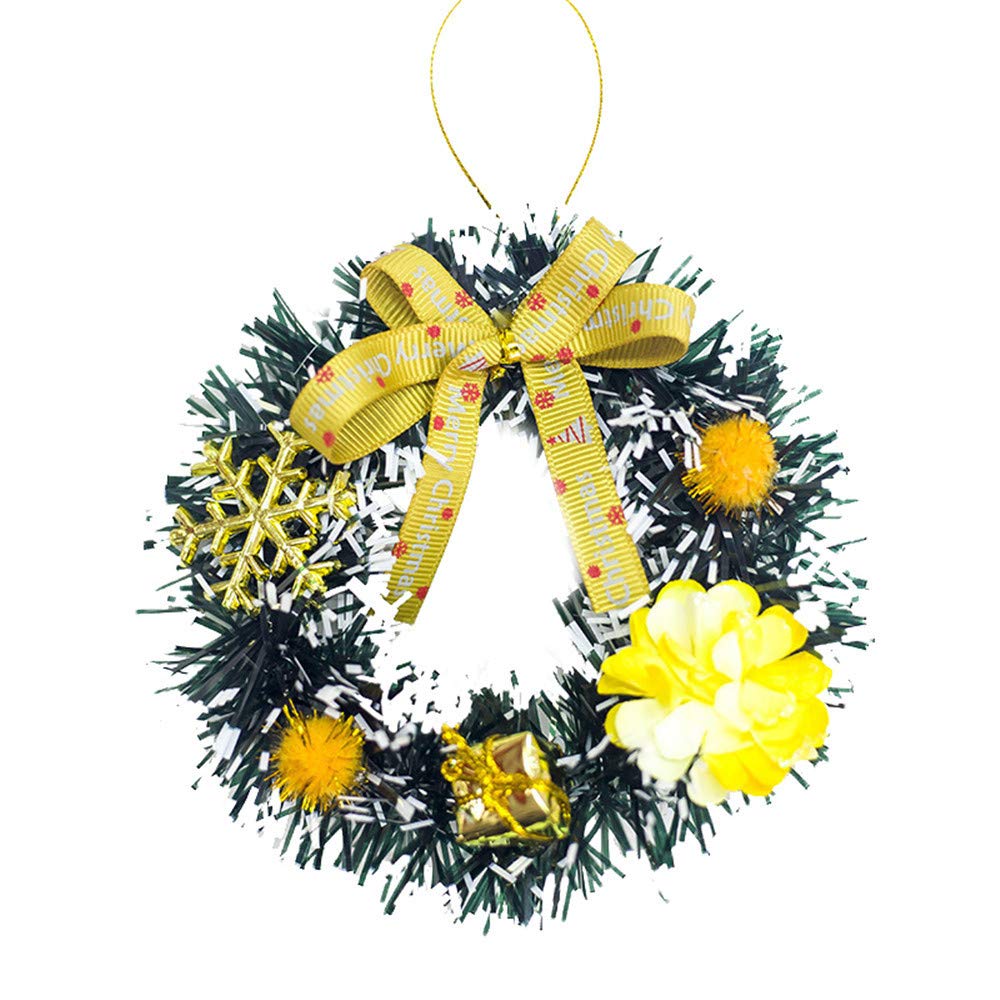 HOMEBABY Christmas Tree Decor Small Ornament Home Decor Pendant Xmas Tree Decor Party Wreath Garland Artificial Flower Vintage Outdoor Decorations