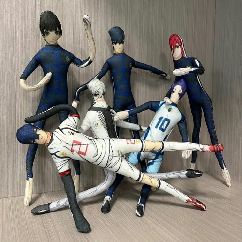 YLQANONG Isagi Yoichi Figures Pillow Anime Seishiro Nagi/Bachira Pillow Cushions for Pets Anime Figures 28CM/11.02IN