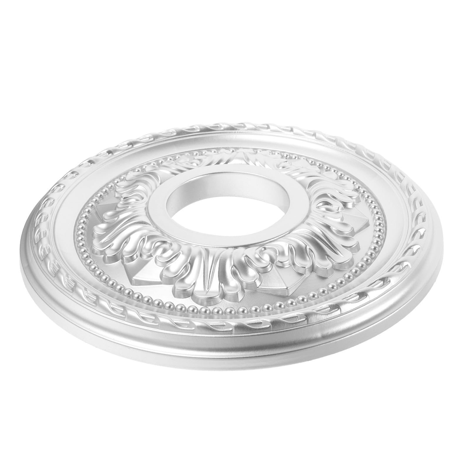 Medallón de techo redondo vintage en PVC decorativo resistente para interiores