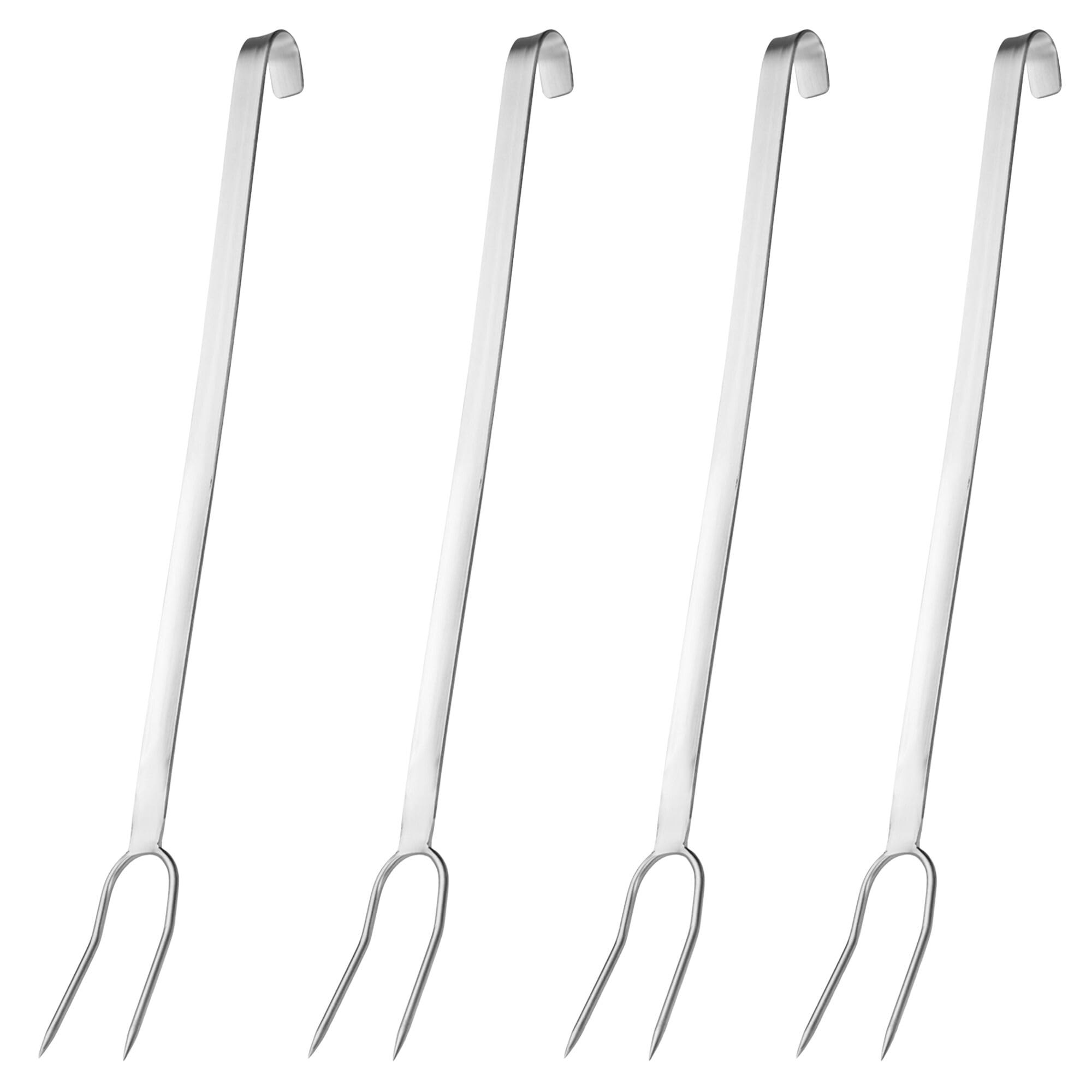 GGM Gastro | TFGG27 | (4 Stück) Tranchier-/ Fleischgabel - mit 2 Zinken - Länge: 700mm