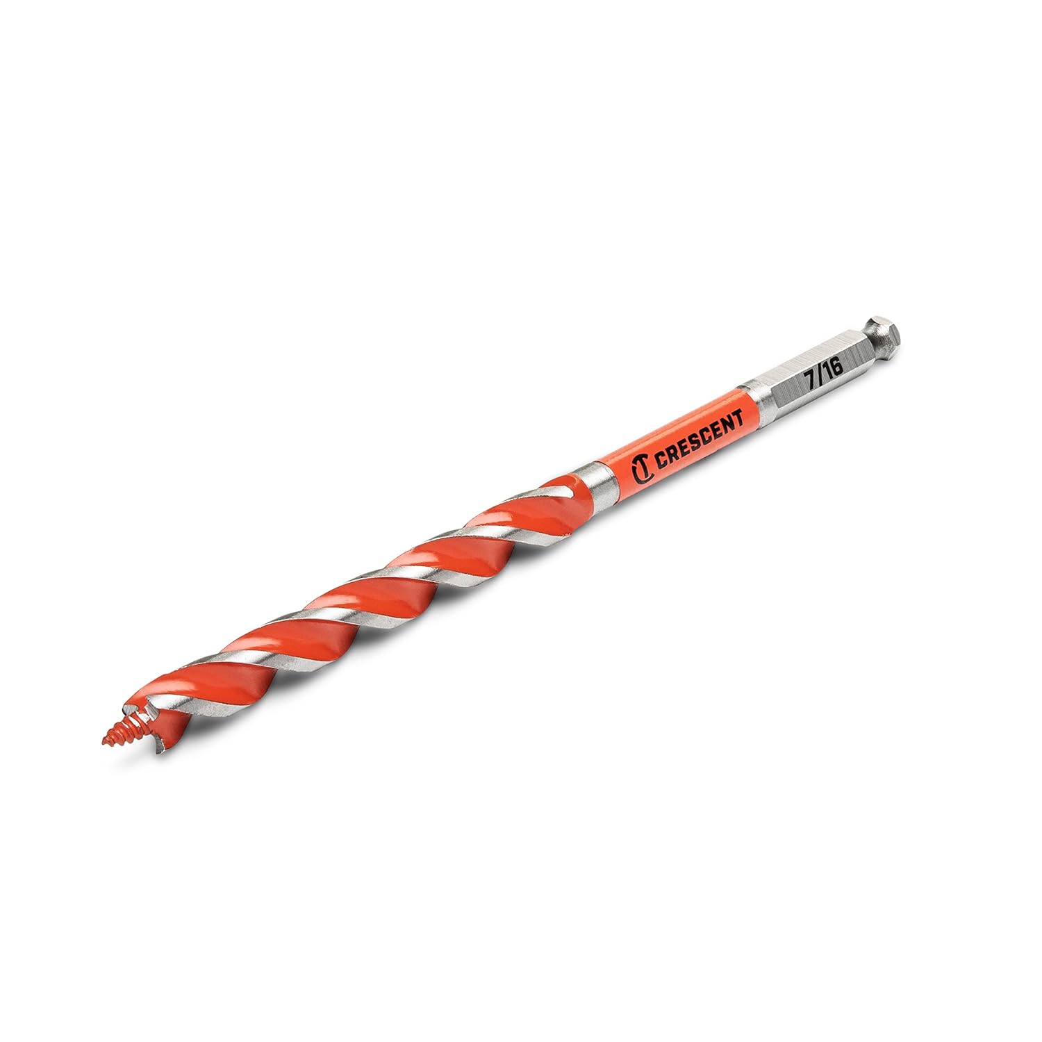 Crescent Solid Auger Drill Bit | 7.5" x 7/16" | CDAG-7525