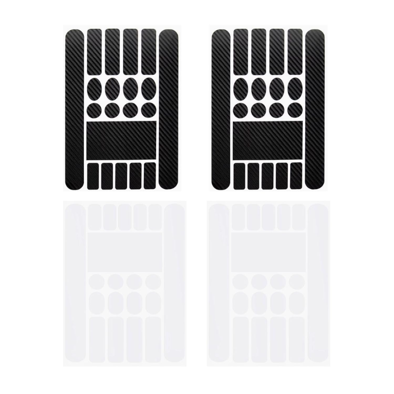 Kit 4 Stickers De Protection De Cadre Vélo - Design Brillant - VTT