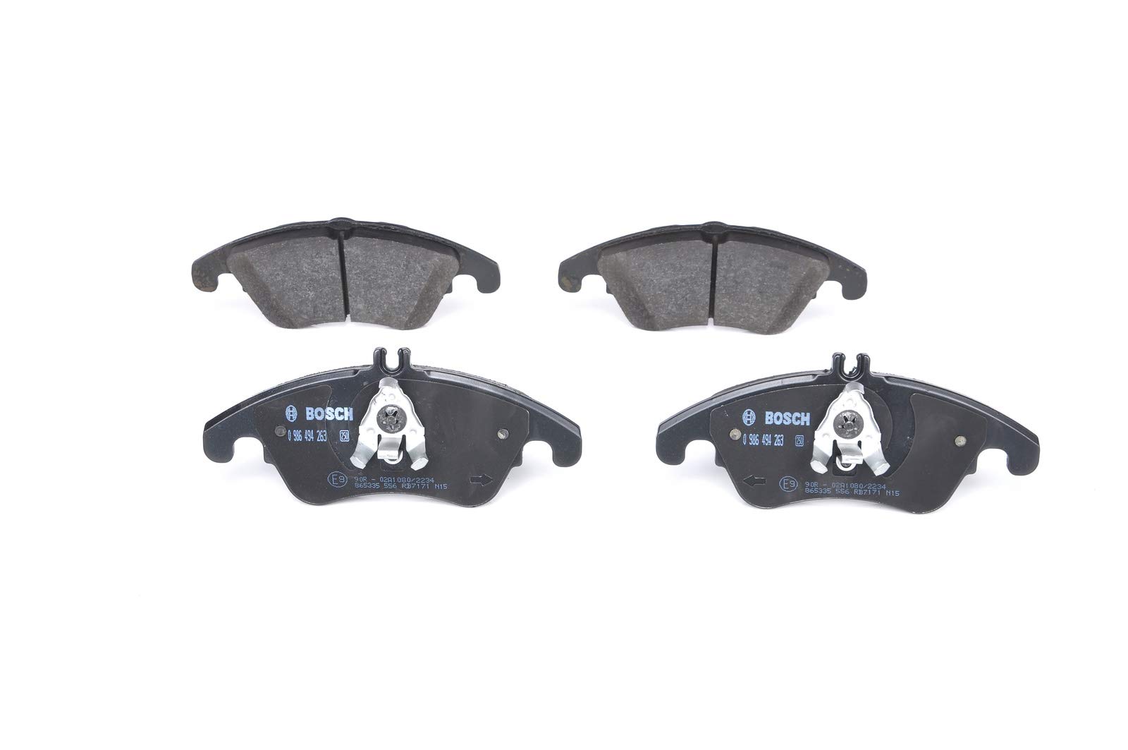 Bosch BP2588 Pastillas De Freno - Certificación ECE-R90-1