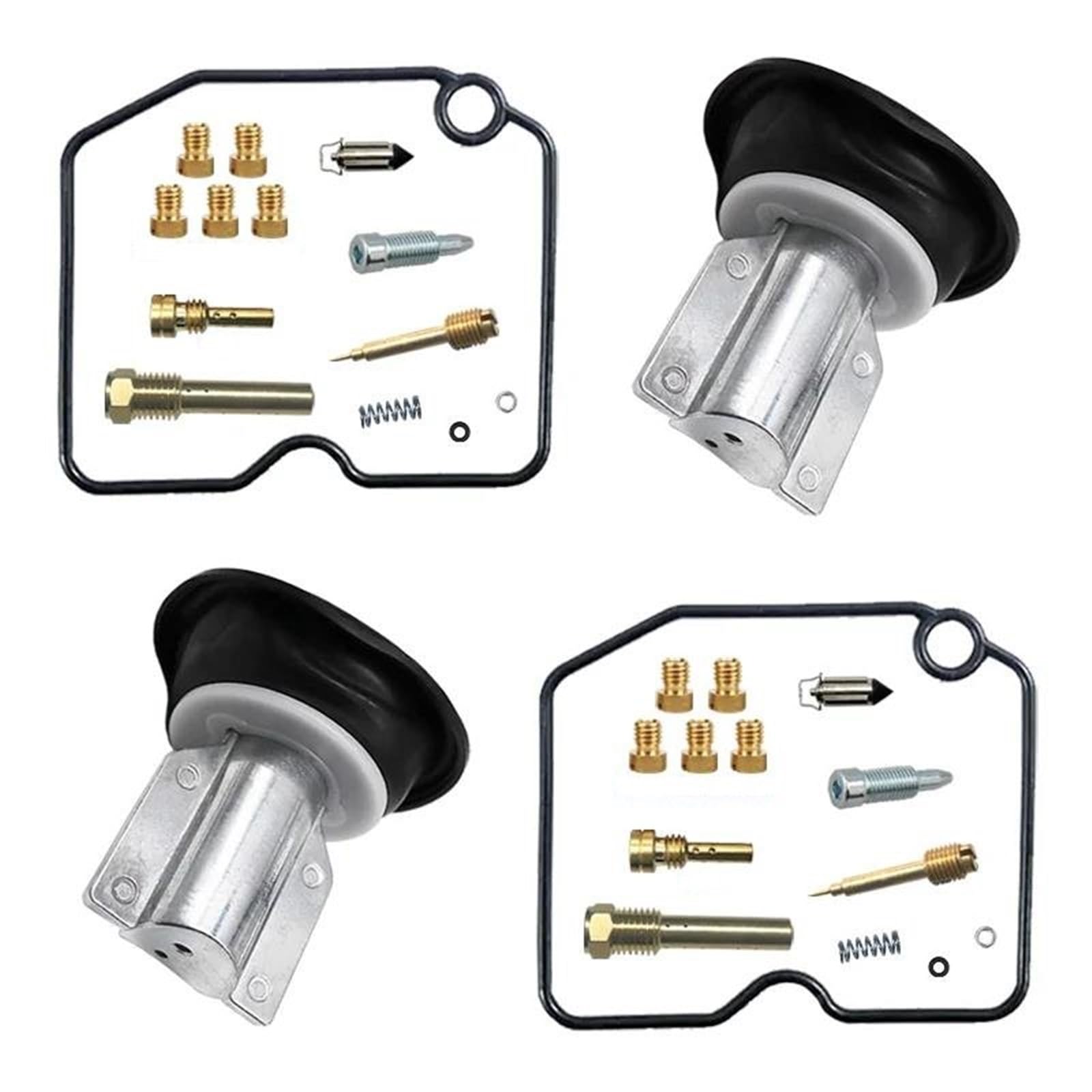 Revisione Riparazione Kit Di Riparazione Carburatore Per Moto Per Kawasaki W650 BJ650 1999-2006, Parti Ricambio Per La Ricostruzione Del Motore W BJ 650 Carburatore Ricostruzione Kit(SET 1)