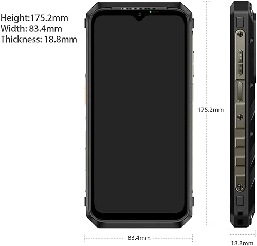 Miniatura 8 de Ulefone Power Armor 18T Ultra 5G teléfonos resistentes, cámara térmica de imagen, 24 GB (12+12) + 512 GB MTK Dimensity 7050, cámara de 108 MP, 9600