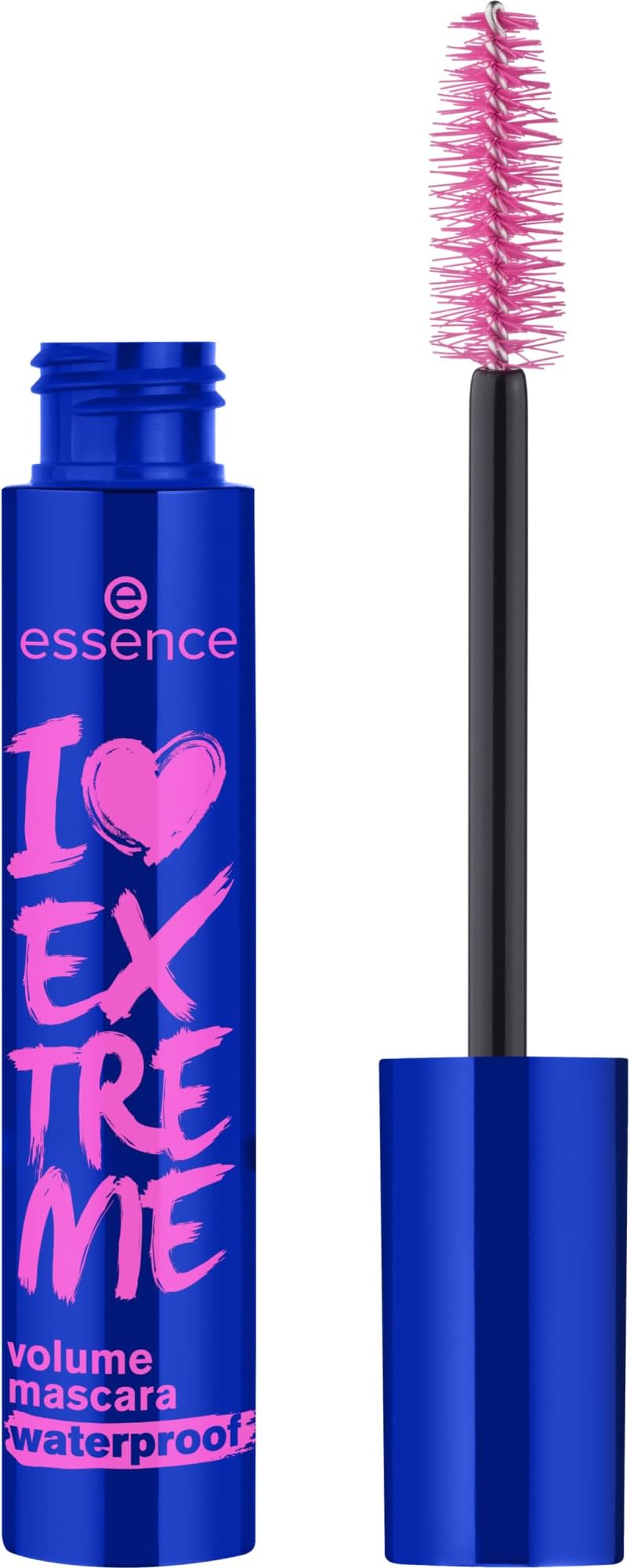 essence I Love Extreme Volume Waterproof Mascara, Black (Pack of 1)