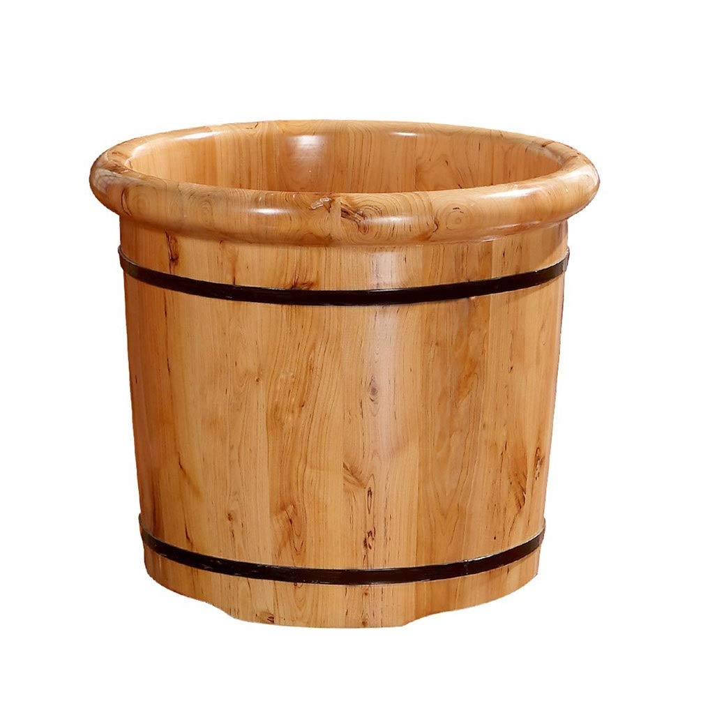 Foot Spa Drewniana beczka z drewnianymi stopami Wanna, Beczka do moczenia stóp, Wanienka do moczenia stóp, Solidne drewniane wiadro do kąpieli stóp, Spa, masaż, sauna. Present