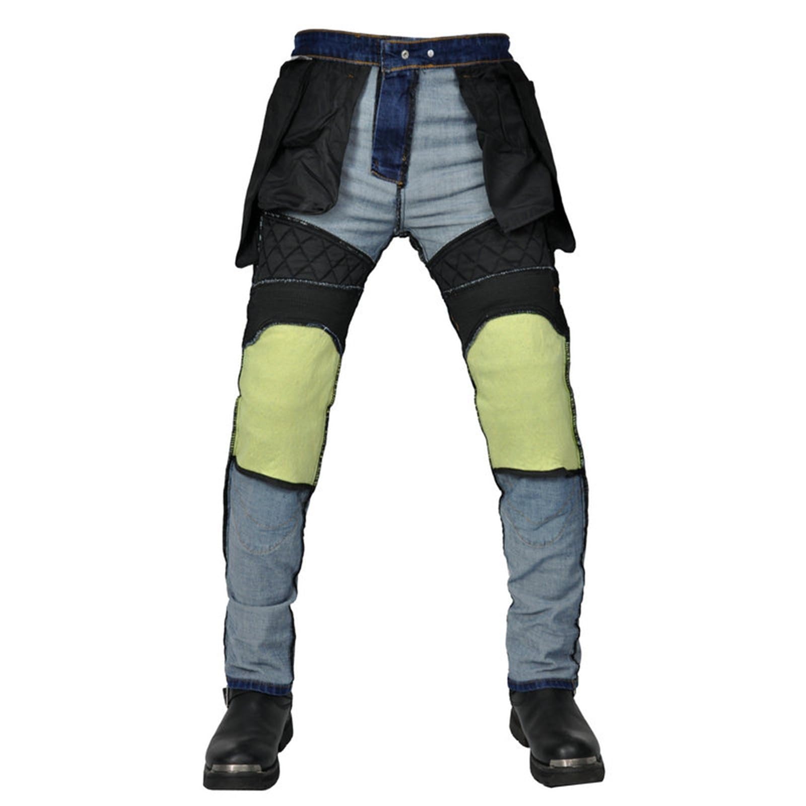 Pantaloni Da Moto Con Fodera In Aramide Jeans Da Motociclista Tessuto Elasticizzato/resistente Con Protezioni for Ginocchia/fianchi Abbigliamento Da Motociclista Da Donna/ragazzo.