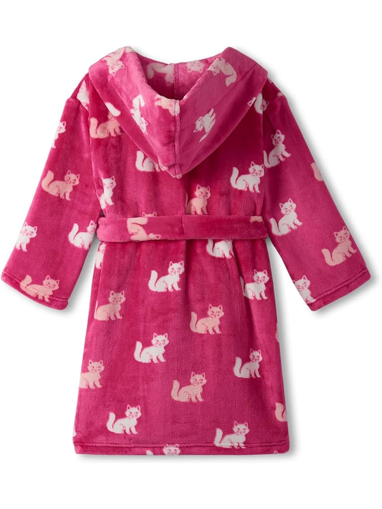 Pink Hatley Fuzzy Fleece Robe (Toddler/Little Kid/Big Kid)