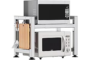 Extendable Adjustable Over-the-Microwave Rack