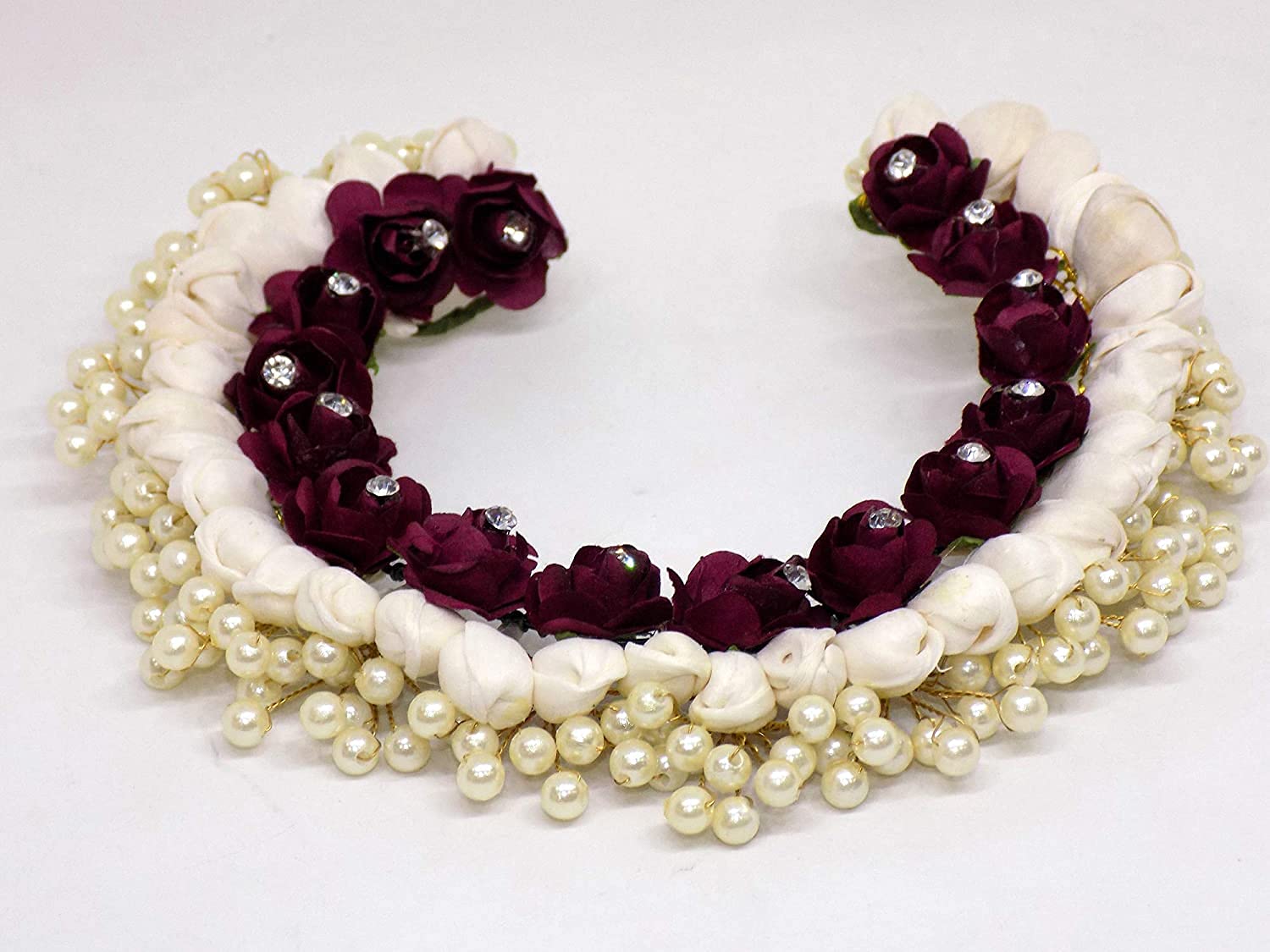 RAAYA Artificial Gajra Bun Hair Gajra Accessories For Women Stylish, Pack Of 1