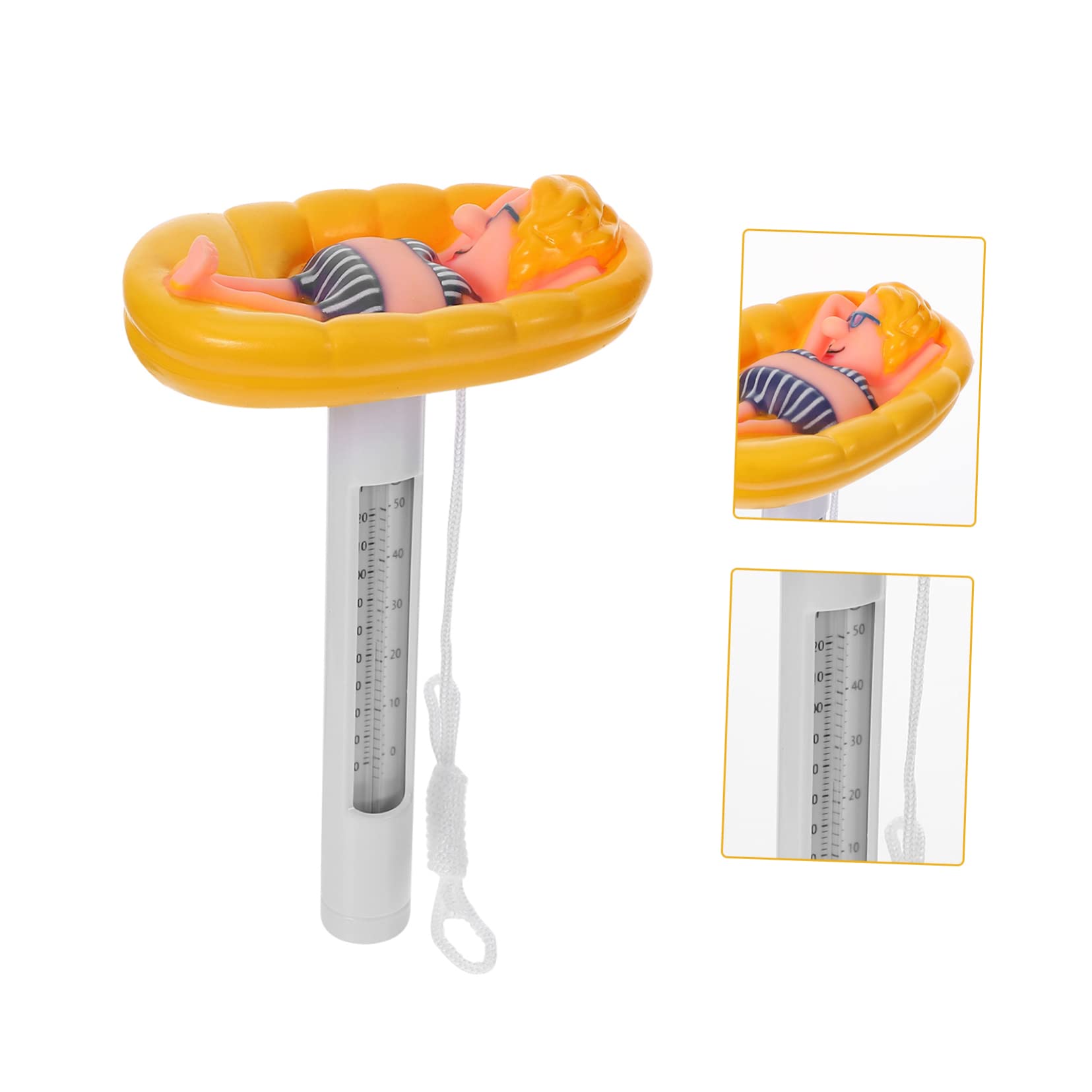 YARNOW 3pezzi Termometro Acquatico Per Piscina Forma Di Cartone Animato Misuratore Di Temperatura Per Lettura Accurata Fahrenheit e Celsius Per Giochi