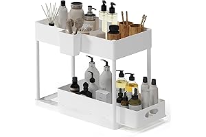Under Sink Organizer | Bathroom Cabinet Organizer | Under Sink Storage with...