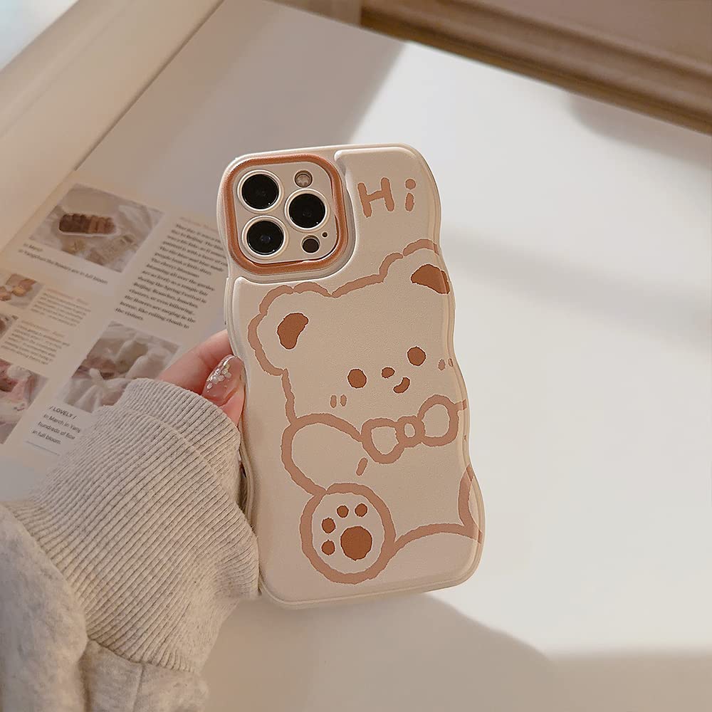 Amazon.co.jp: VIVINN iPhone11 ケース 韓国 可愛い くまちゃん 