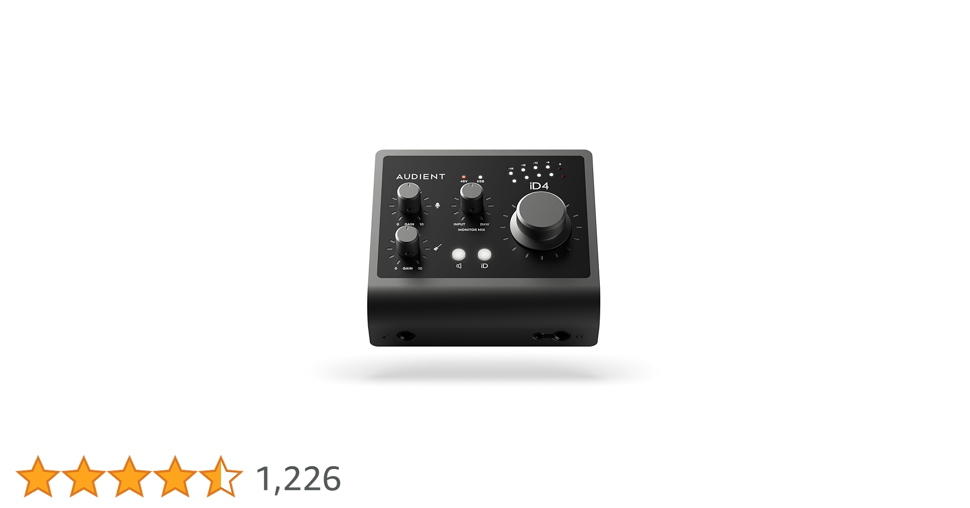 ゆ*様 AUDIENT オーディオインターフェイス 2in/2out iD4mk iD4mk II 2in/2out オーディオインターフェース | 【クロサワ