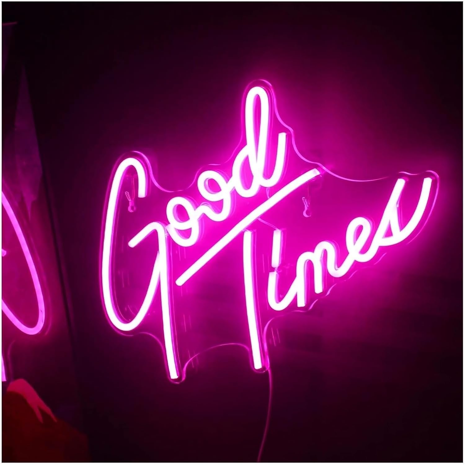 Soothing Atmosphere Lamp Good Times - Neon Signs, for Wall Decor, for Wedding, Birthday Party(B) image 2