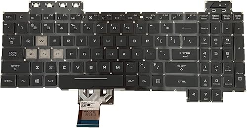 Miniatura 3 de Teclado de repuesto para portátil US Layout RGB colorido retroiluminación para Asus TUF Gaming FX505 FX505D FX505DV FX505DD FX505DT FX505DU FX505DY