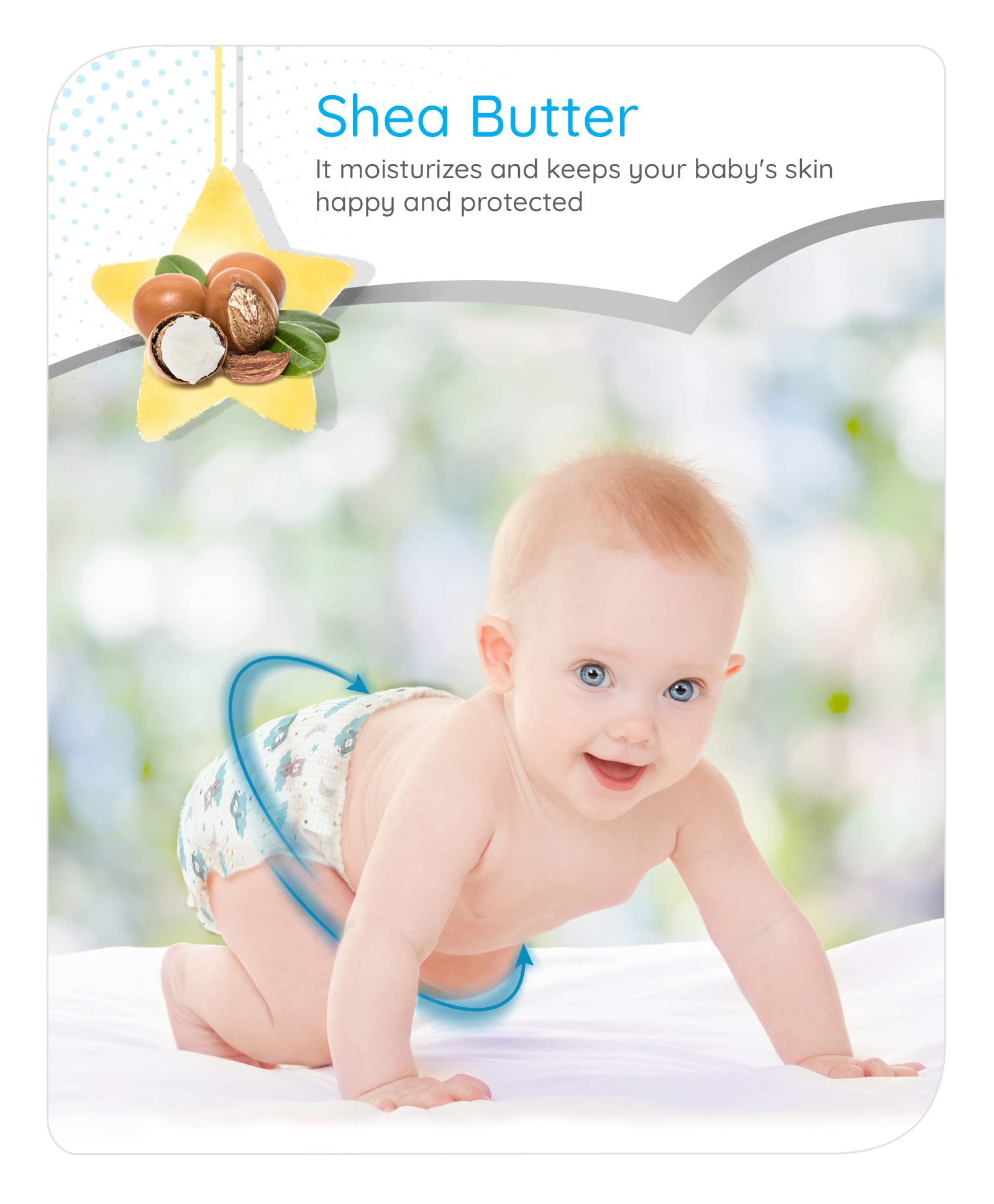 babyhug Unisex Pro Bubble Care Premium Pant Style *Diaper* Medium (M) Size - 54 Pieces, 1 count 4