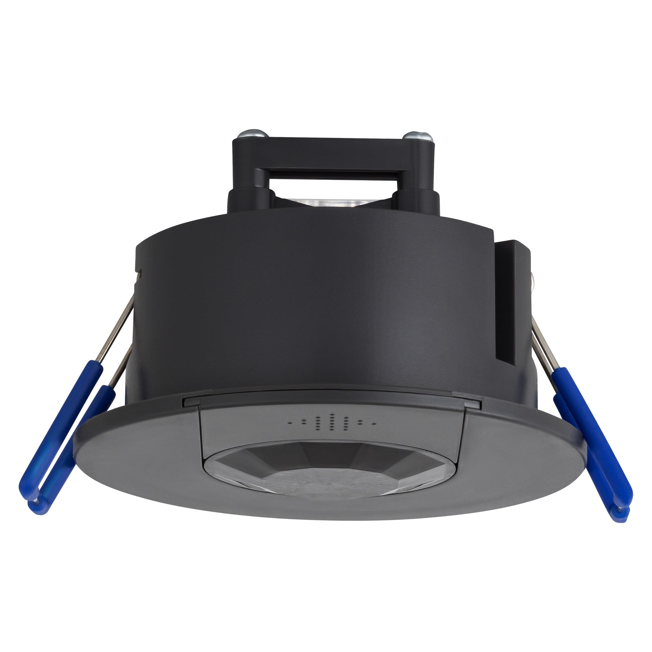SEBSON Recessed Motion Sensor - Range 8m/360°, Programmable PIR Sensor, LED Suitable 600W, Ceiling Mounting, Cut-Out Ø63-68mm, Motion Detector, 3-Wire
