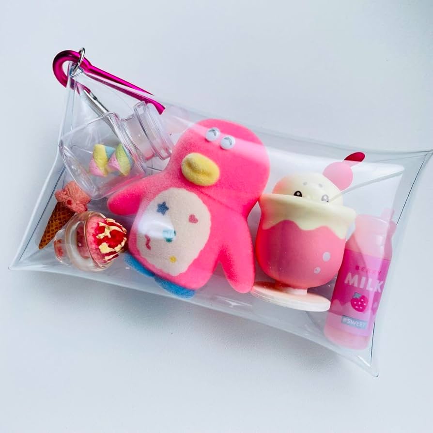 Amazon.co.jp: むにゅ ぺちピンク 仲良くスイーツ分け合いっこ