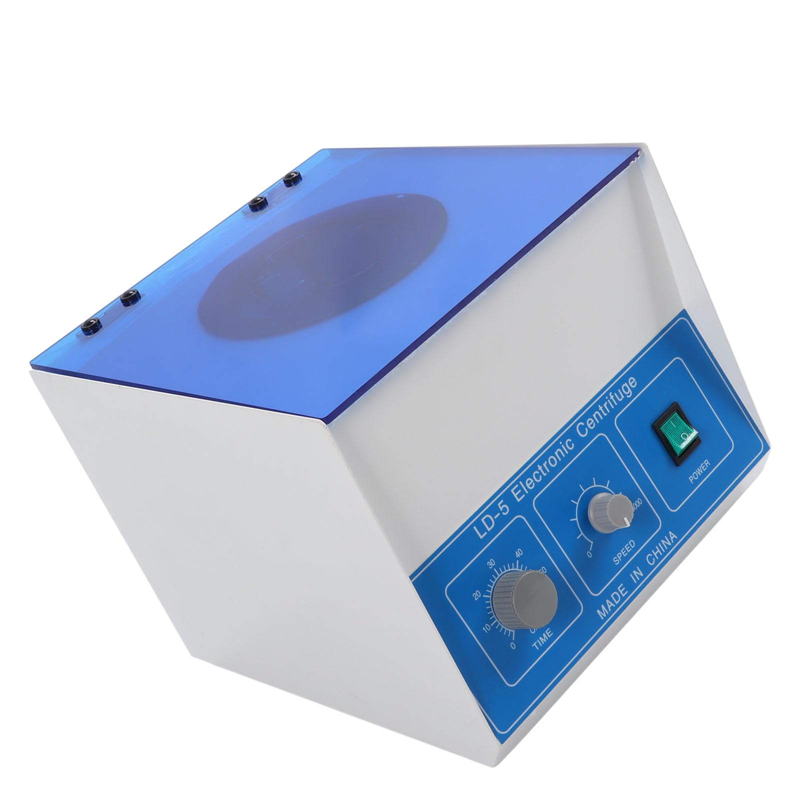 Elektrische Zentrifuge, 50 Ml X 8 Kapazität, 4000 U/min Elektrische Tischzentrifuge, Transparente Staubschutzhülle, 2770 X G Timing-Geschwindigkeitsregelung für (EU-Stecker 220 V)