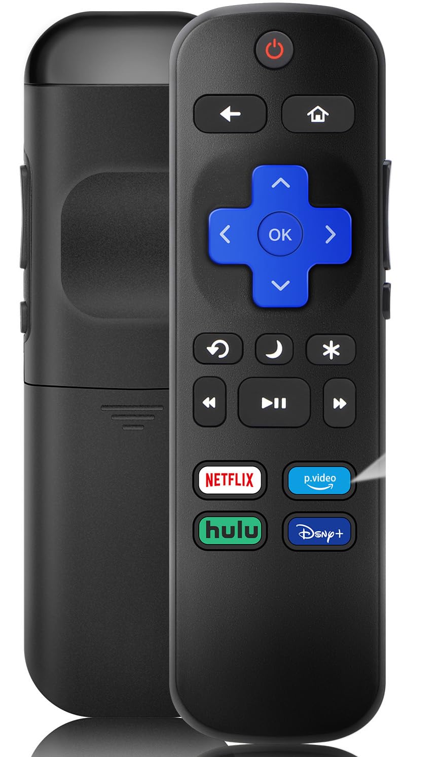 for Roku TV Remote Control Replacement, Compatible with TCL/Hisense/Onn/Insignia/Sharp/Roku TVs