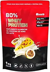 WHEY PROTEIN CONCENTRADO (1KG) - GROWTH SUPPLEMENTS (1kg, Mousse de Maracujá)