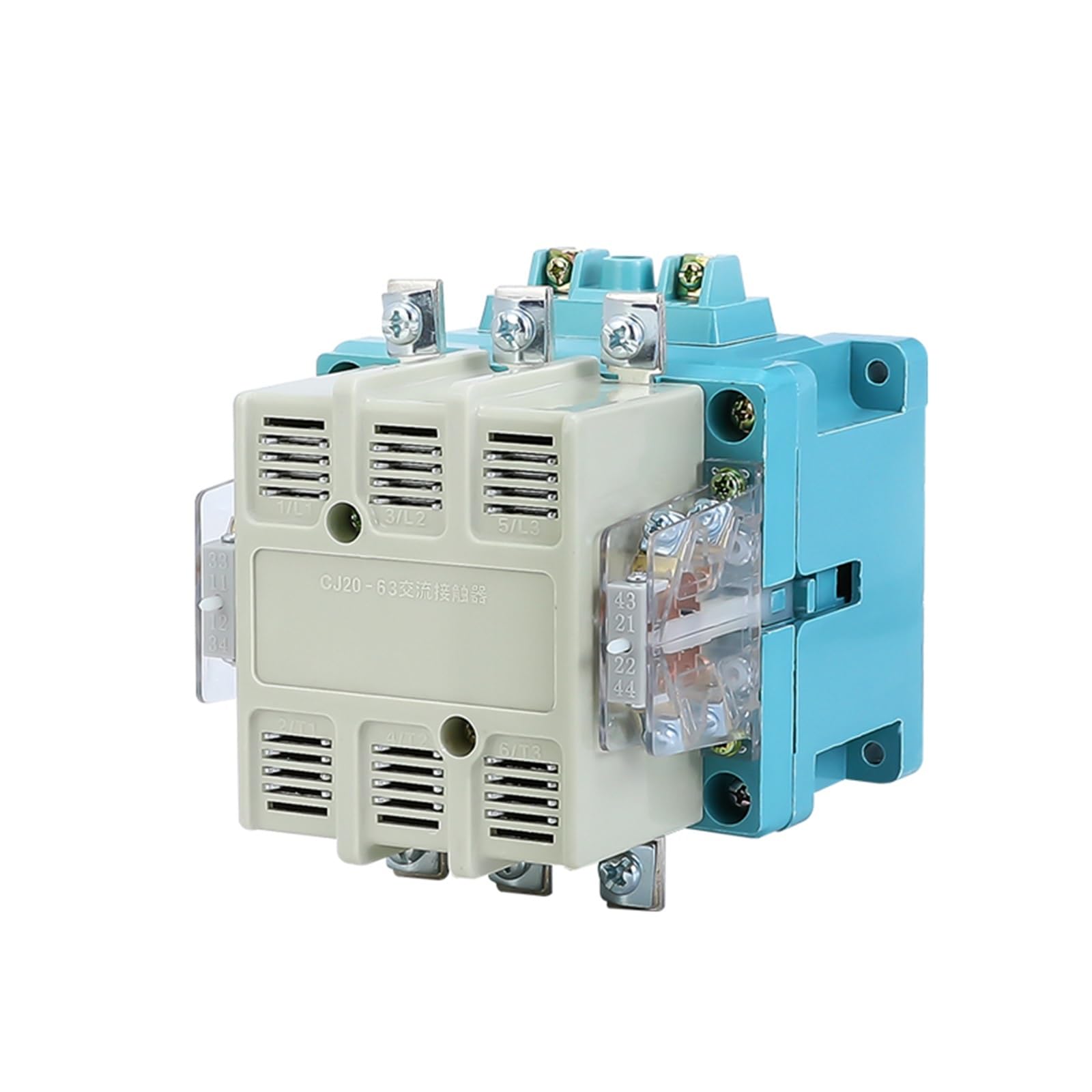 Contactor de CA CJ20-63A contactor de CJ20-63 contacto plateado 380V 220V 110V(380V)