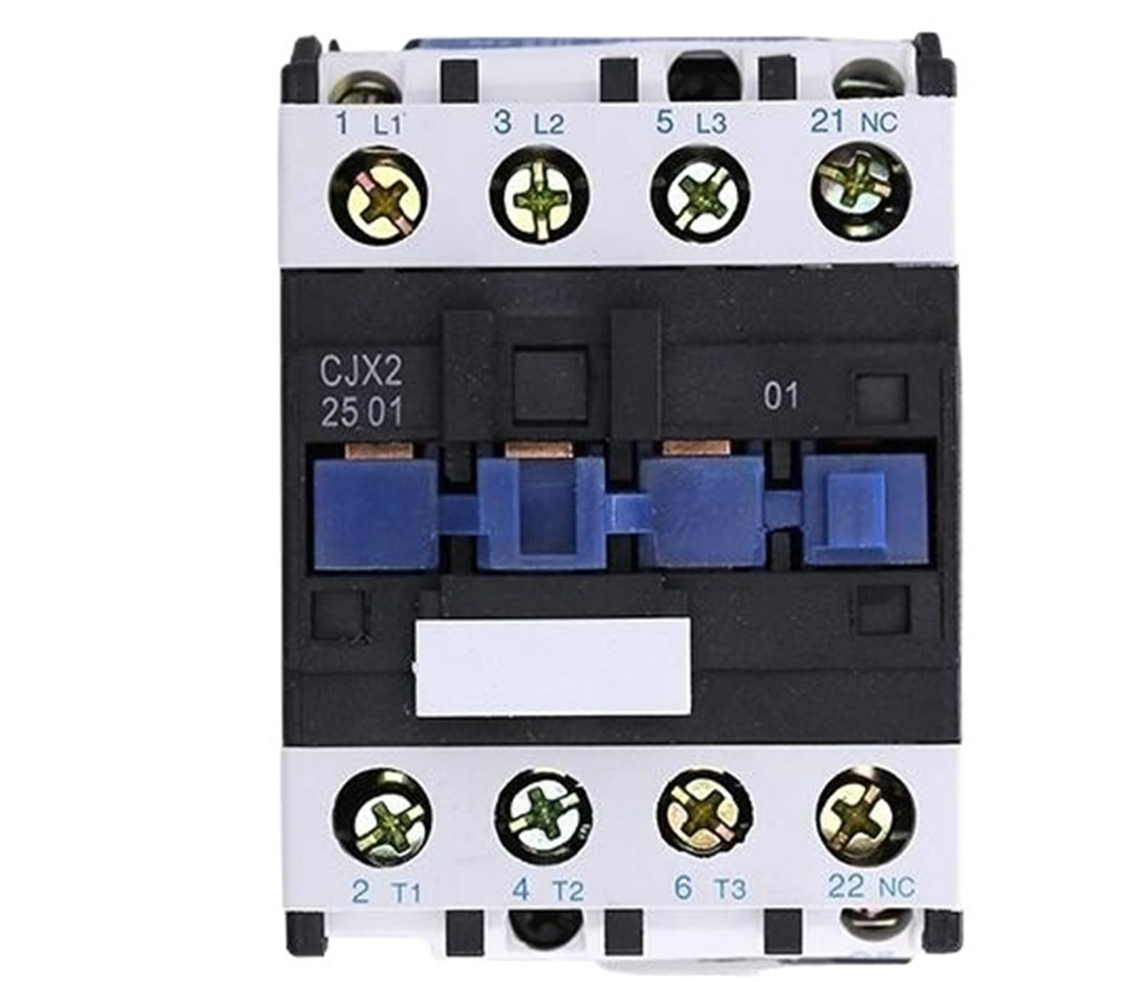Stycznik AC CJX2-2501 CJX2-2510 CJX2-2511 25 A trójfazowy montaż na szynie DIN 24 V 36 V 110 V 220 V 380 V (CJX2-2501 1NC,380V)