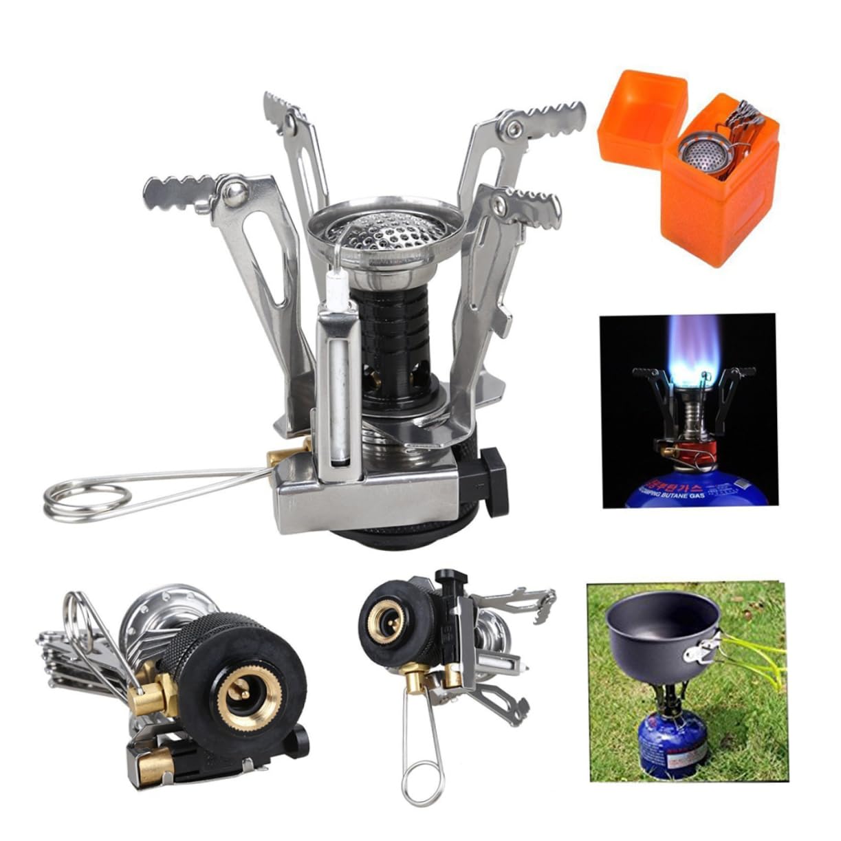 INOOMP cocinar para Acampar Accesorios de Camping Accesorios para el Camping acessórios de acampamento Utensilios de Cocina Juego de ollas Equipo Kit de Campamento cámping Taza de Agua