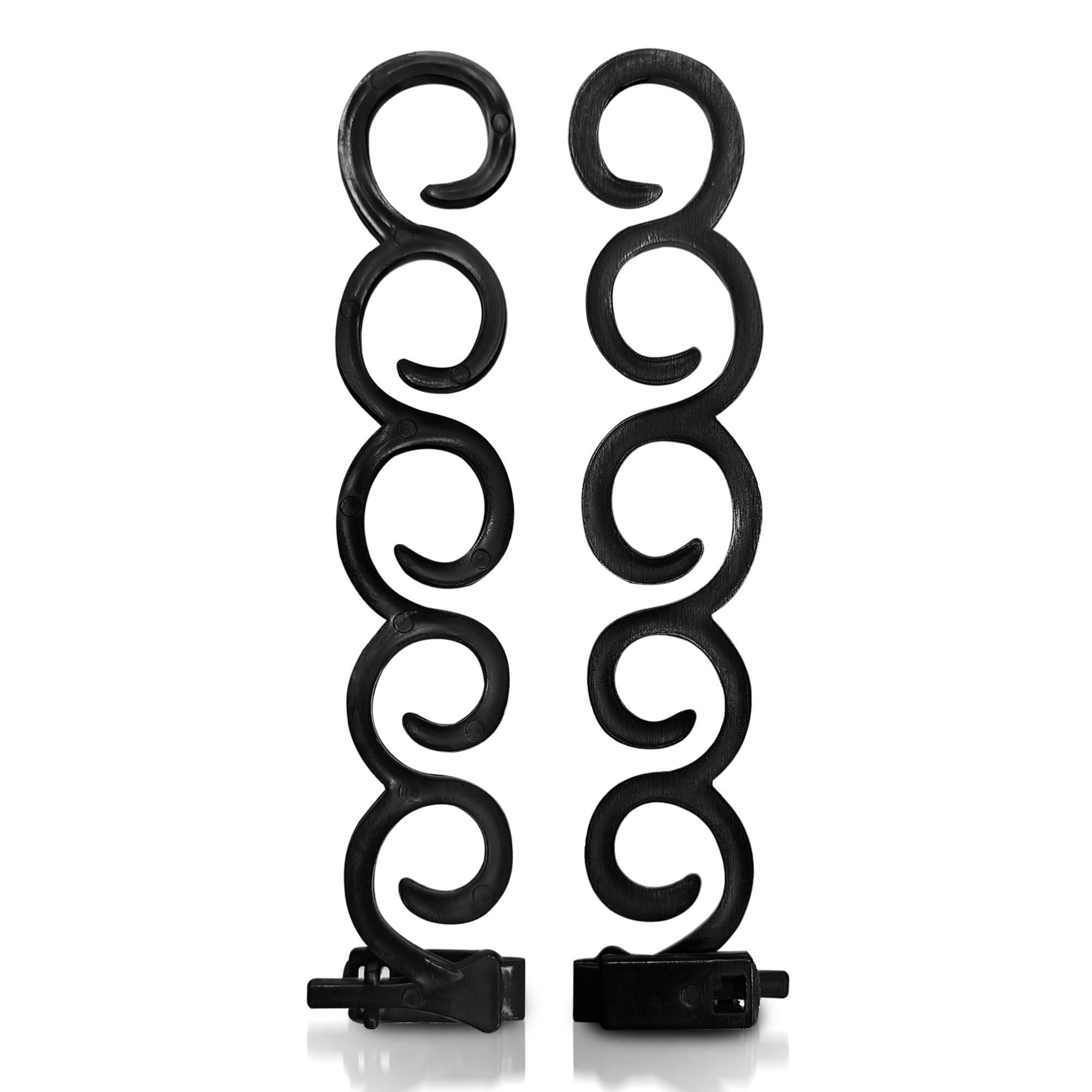 Sanas Spider Hair Braider Tool (2Pcs) Hair Braiding Hair Weave Twist Hair Braid Roller Maker Hair Accessory Hair Styling Tools For Women And Girls (2Pcs) (Black)