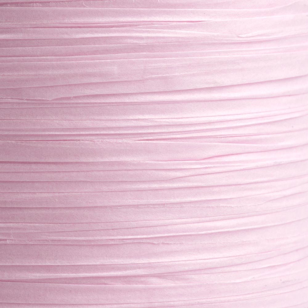 Italian Options Paper Raffia Ribbon 7mm x 100M - Pink